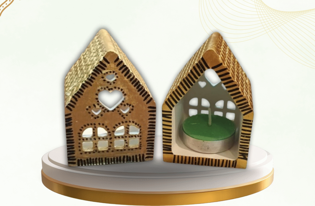 HOUSE SHADOW CANDLE HOLDER