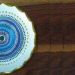 EVIL EYE SCALLOP ROUND TRINKET TRAY