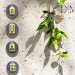 MUD HOUSES WALL DECOR (SET OF 4)