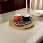 RUSTIC METAL ROUND LARGE TRAY