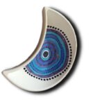 Half Moon Evil Eye Trinket Tray