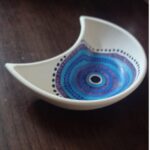 Half Moon Evil Eye Trinket Tray