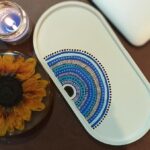 Oval Evil Eye Trinket Tray