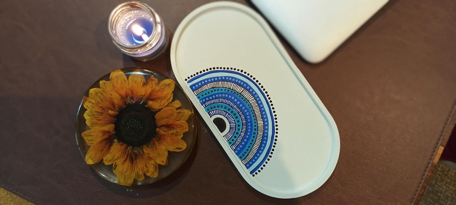 Oval Evil Eye Trinket Tray - Image 4