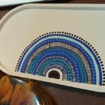 Oval Evil Eye Trinket Tray