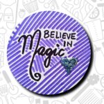 Wooden Fridge Magnet (Pack of 2)