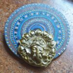 Evil Eye & Gold Ganesha Magnet
