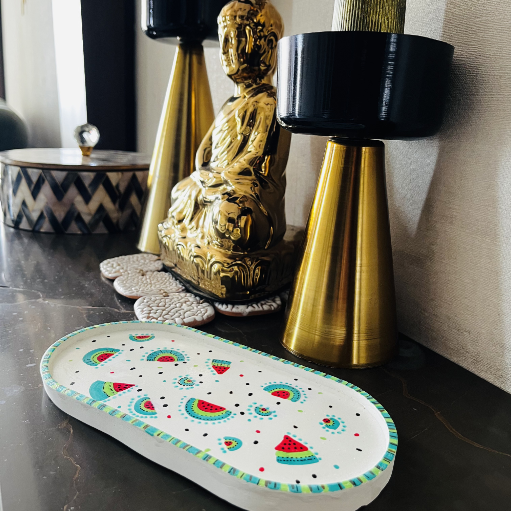 Watermelon Handcrafted Trinket Tray - Image 9